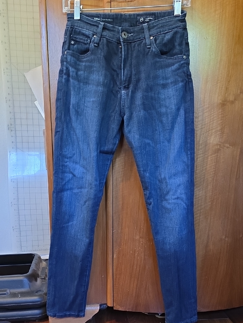 AG Womens Farrah High Rise Skinny Jeans